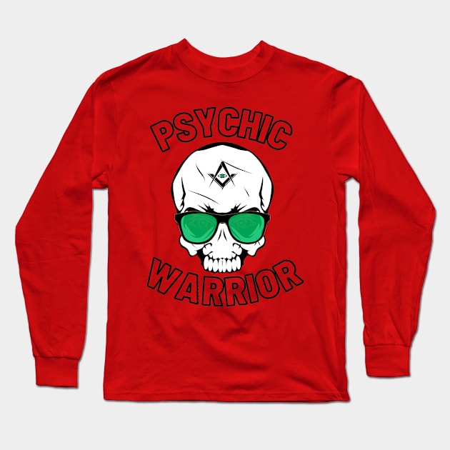 Psychic Warrior Long Sleeve T-Shirt by JustinThorLPs